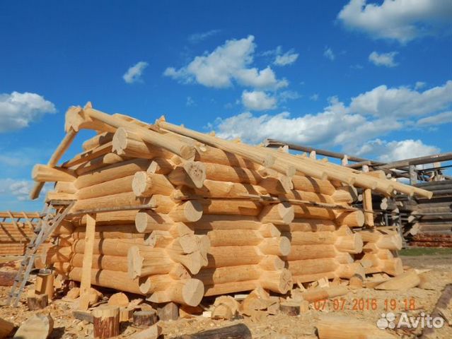 Сруб бани в Сруб бани в