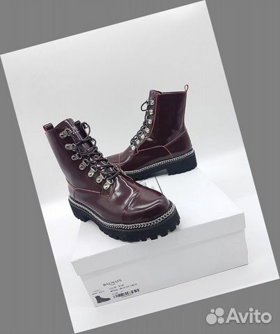 Ботинки кожаные Balmain Ботинки кожаные Balmain
