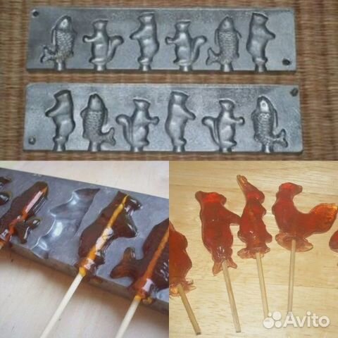 Форма для леденцов,зажимы есть