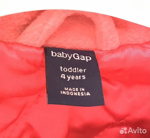 Пальто-куртка с капюшоном Gap для девочки 104-110