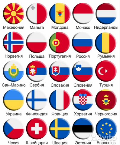 Флаги Стран Евросоюза Фото С Названием