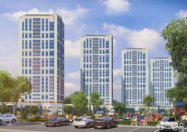 1-к квартира, 41.7 м², 2/23 эт. 1-к квартира, 41.7 м², 2/23 эт.