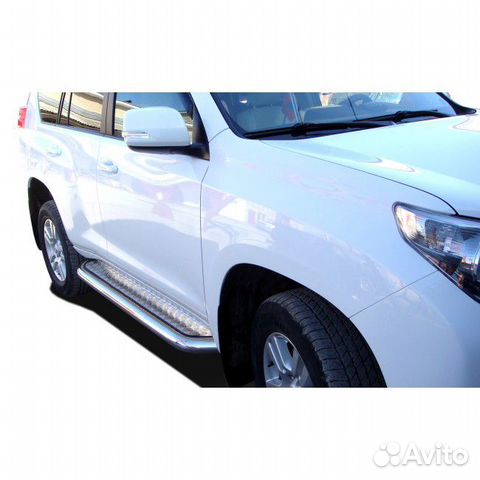 Пороги Toyota Land Cruiser Prado 150 76 ммм Пороги Toyota Land Cruiser Prado 150 76 ммм