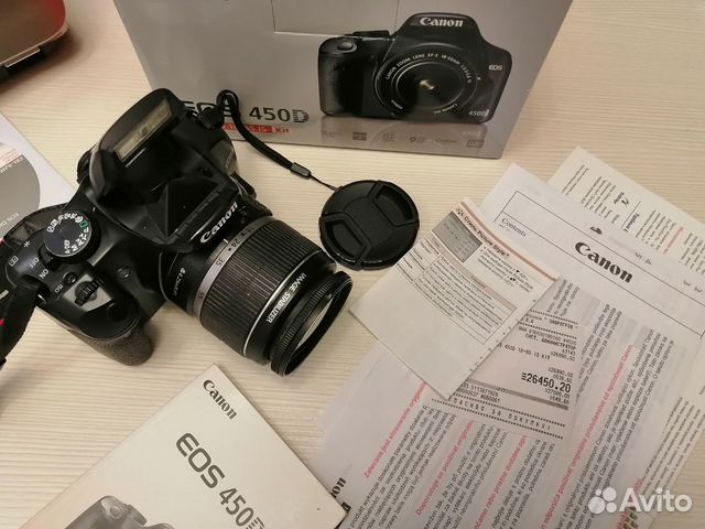 Зеркальный фотоаппарат Canon 450D Kit Зеркальный фотоаппарат Canon 450D Kit