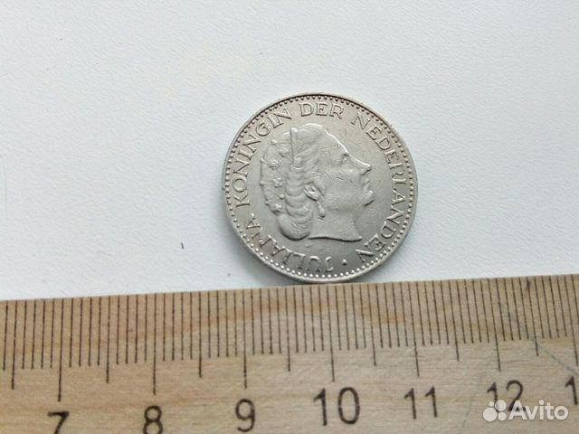 Монета 1 гульден Нидерланды