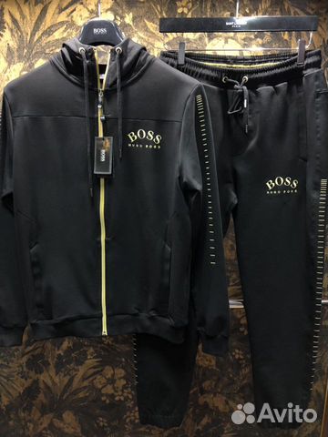 Hugo Boss Black спортивный костюм с нашивкой логот Hugo Boss Black спортивный костюм с нашивкой логот