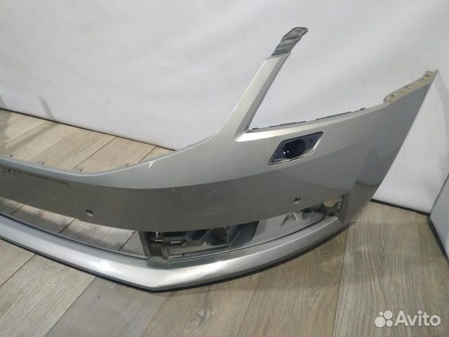 Бампер передний бу Skoda Octavia A7 рестайлинг OEM