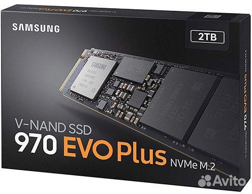 Диск SSD SAMSUNG PCI-E x4 2Tb 970 EVO Plus M.2