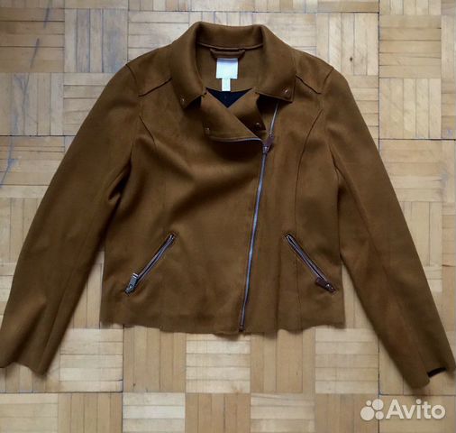 NEW. H&M. Куртка/ пиджак. Замша. 36/ 8/ 42-44