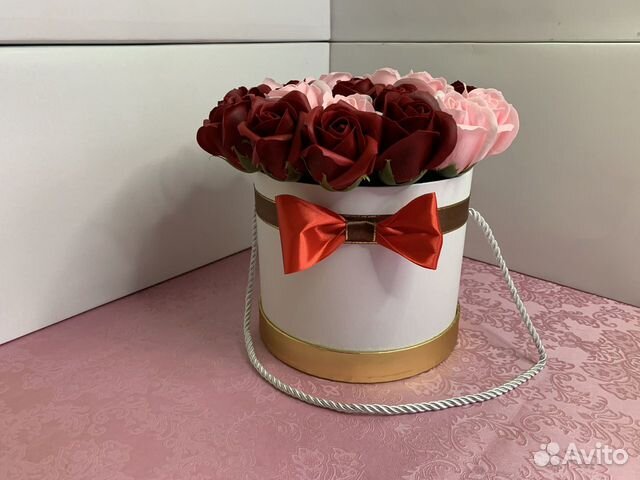 Букет из мыльных роз