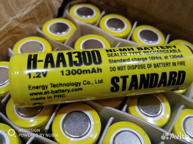 Аккумулятор AA ET h-aa1300 1,2V 1300mAh Аккумулятор AA ET h-aa1300 1,2V 1300mAh
