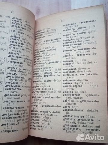 Антикварный русско-чешский словарь 1897 года изд