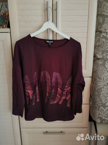 Кофта. блуза vero moda 46 р Новая. бордовая Кофта. блуза vero moda 46 р Новая. бордовая