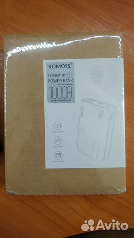 Внешний аккумулятор Romoss Sense4 10000mAh новый