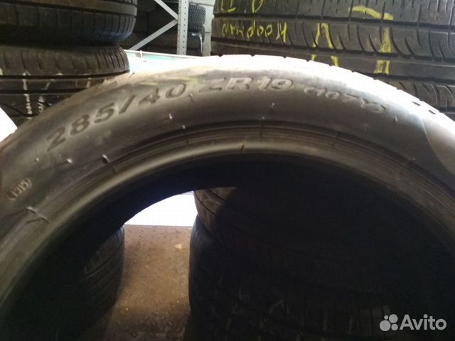 Шины 285 40 19 Pirelli Pzero