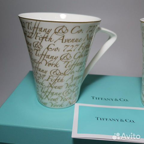 Кружки Tiffany & Co Notes оригинал Кружки Tiffany & Co Notes оригинал