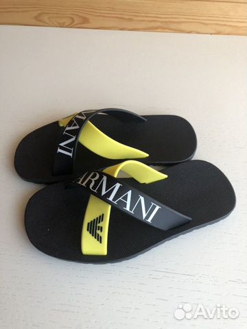 Шлепки каучук Armani оригинал Шлепки каучук Armani оригинал