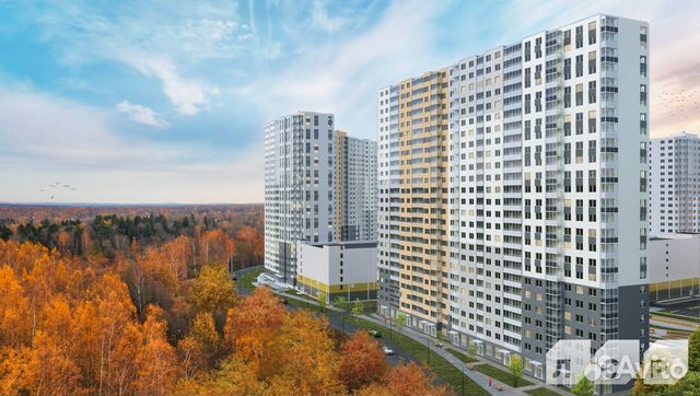 1-к квартира, 36.6 м², 12/22 эт.