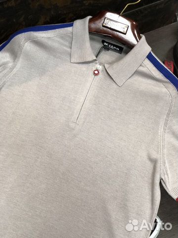Kiton трикотажное поло серое Kiton трикотажное поло серое