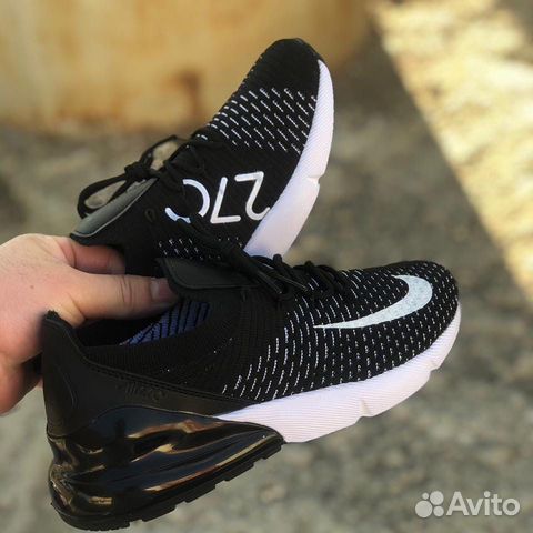 Кроссовки текстиль черные Nike air Max