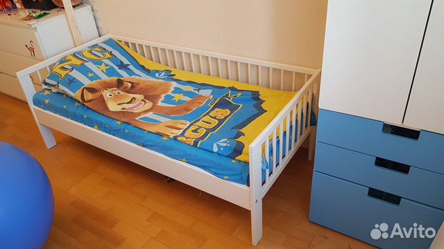 Детская кровать IKEA sultan с матрасом IKEA vyssa Детская кровать IKEA sultan с матрасом IKEA vyssa