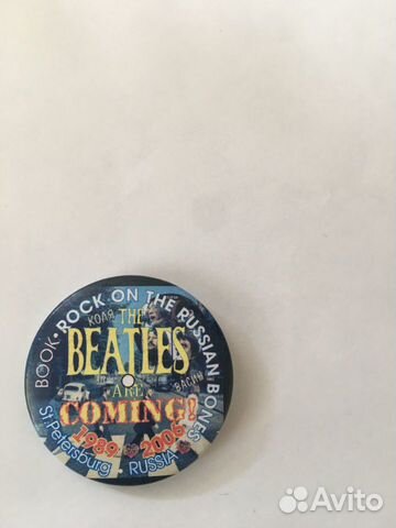 Значок The Beatles. Из музея Коли Васина