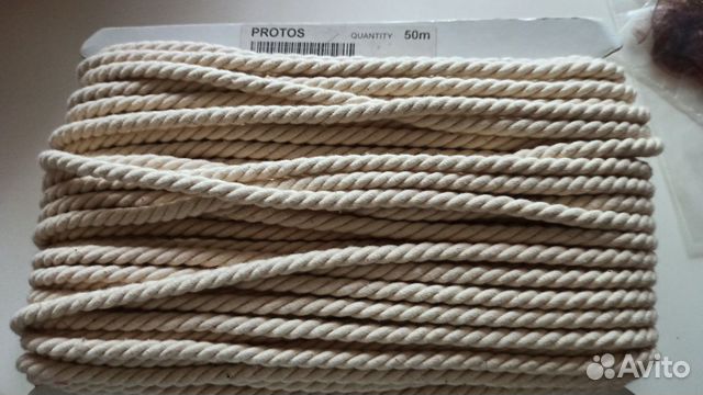 Шнур хлопковый (канат 0.6 см) Шнур хлопковый (канат 0.6 см)