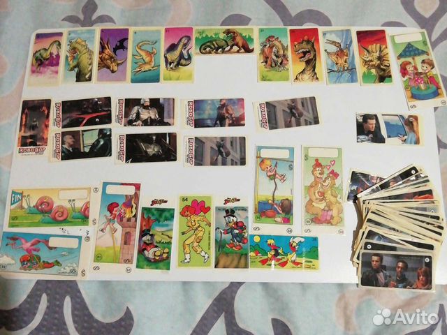 Вкладыши СССР от жвачек