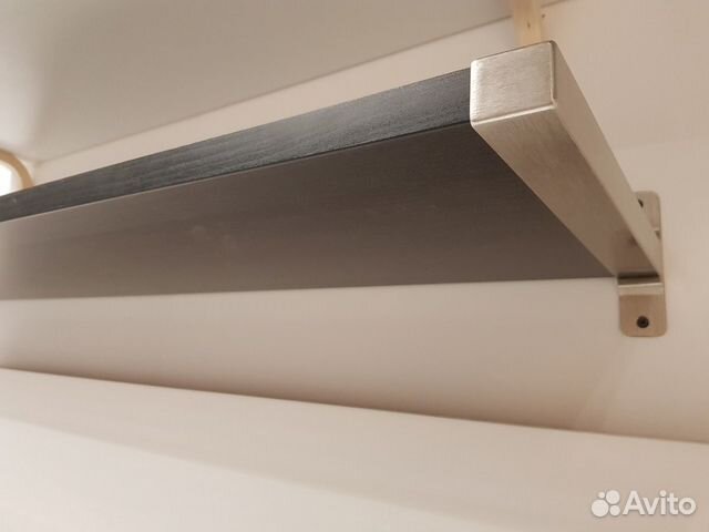 Полка Экби Ерпен Икеа черная