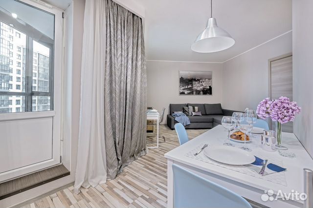 

Квартира-студия, 35 м², 1 кровать