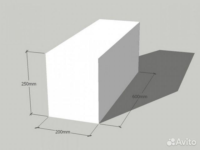 Газосиликат производство г.Лиски Д-500 200*250*600