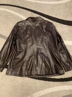 Куртка кожаная 54 р-р