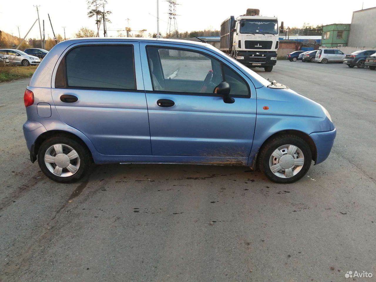 Daewoo Matiz 2007 РіРѕР»СѓР±РѕР№