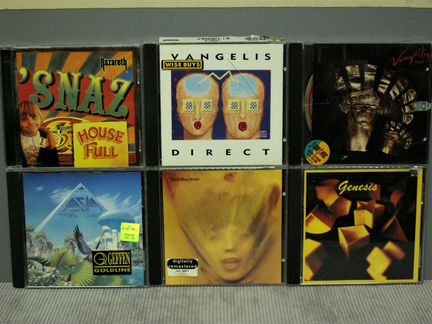 Компакт-диски CD фирменные из коллекции