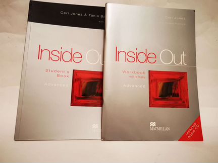 Учебник и рабочая тетрадь macmillan inside OUT Adv