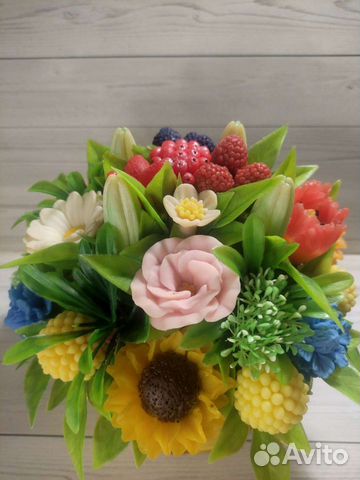 Букет из мыла