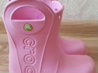 Детские резиновые сапоги crocs объявление продам