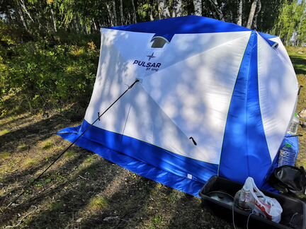 Палатка зимняя pulsar 3т лонг с эва полом