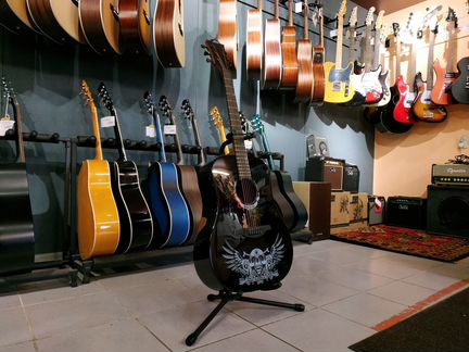 Акустическая гитара Lag W-hell-D