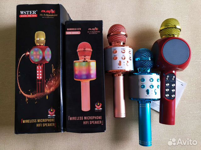 Микрофон для караоке wster-1816 и WS-858