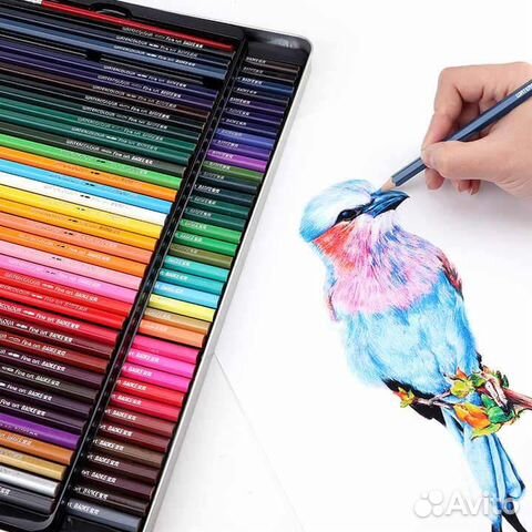 Цветные карандаши 72 шт