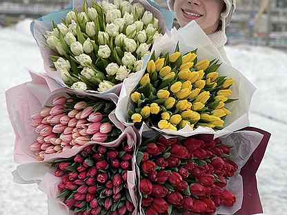 Тюльпаны Букет тюльпанов Цветы с доставкой