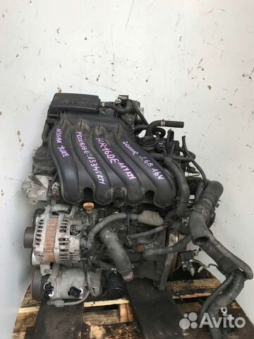 Двигатель контрактный HR15DE 1.5 HR16DE 1.6 Nissan
