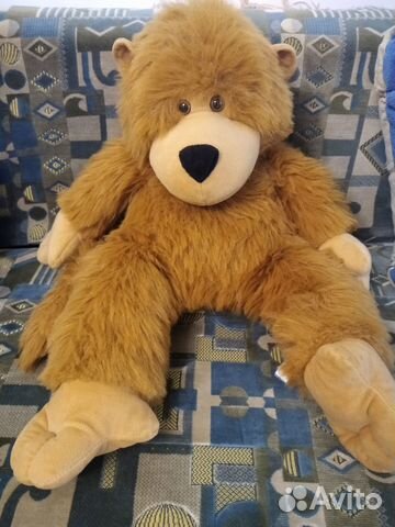 Большая мягкая игрушка обезьянка