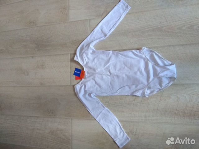 Гимнастический купальник белый
