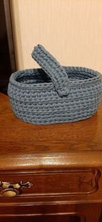 Корзина вязаная