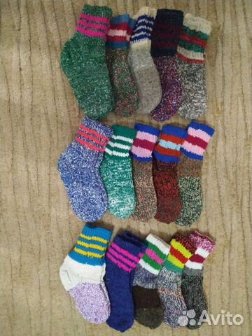 Вязаные носки