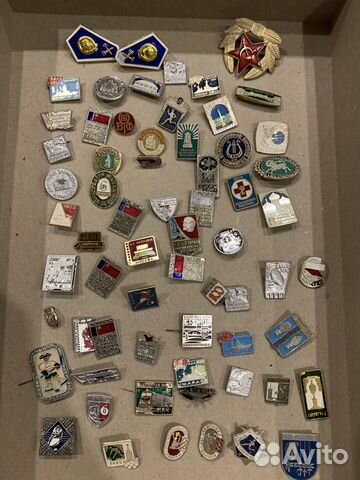 Советские значки 55 шт набором