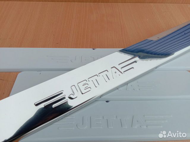 Накладки на пороги VW Jetta 7 (нержавейка)