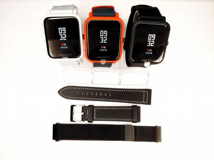 Кожаные и металлич ремешки для Xiaomi Amazfit Bip